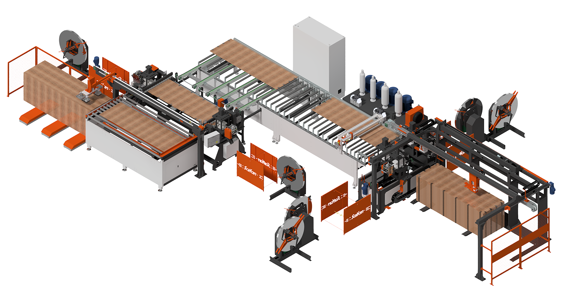 SF3208四邊打扣連線（公母扣）