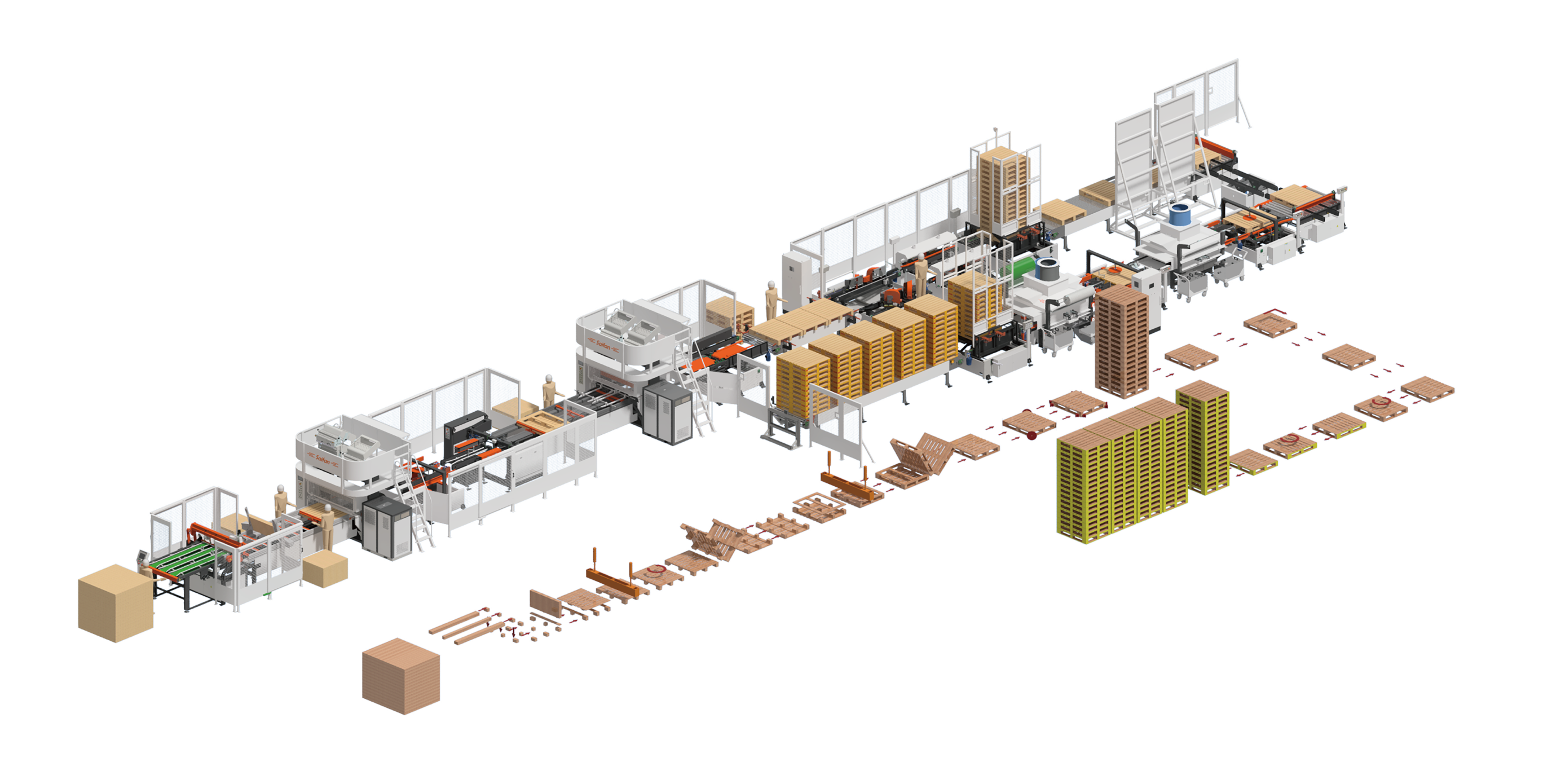 SF1000托盤噴漆生產(chǎn)線